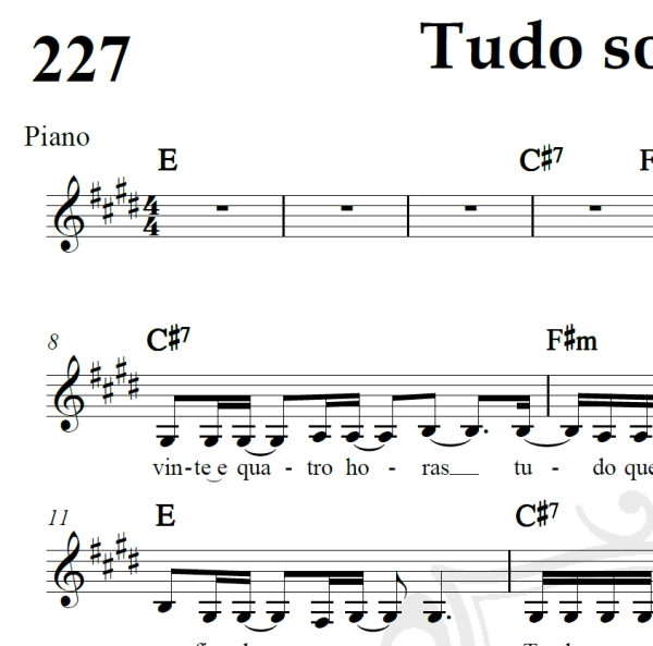 Tudo sobre você - Zélia Duncan - Piano/Vocal