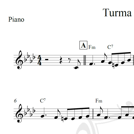 Turma do Funil - Piano