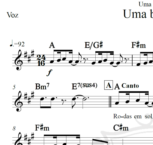 Uma basileira - Paralamas do Sucesso e Djavan - Piano/Vocal