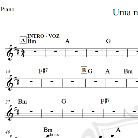Uma noite e meia - Marina Lima - Cifra