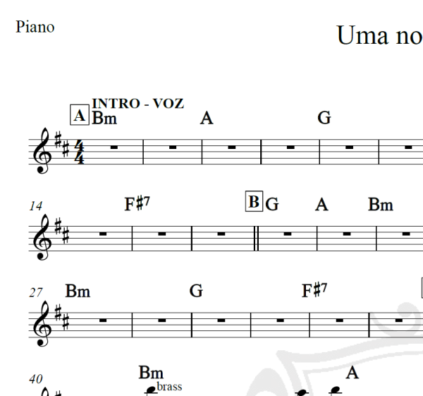 Uma noite e meia - Marina Lima - Cifra
