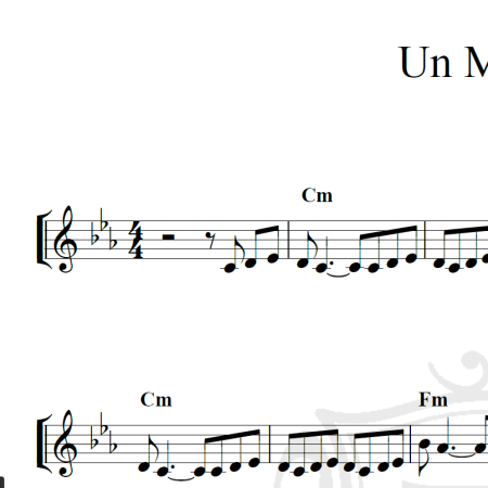 Un Milagro - Piano