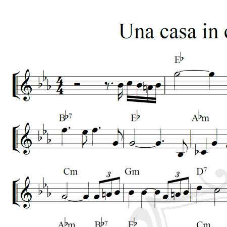 Una casa in cima al mondo - Piano