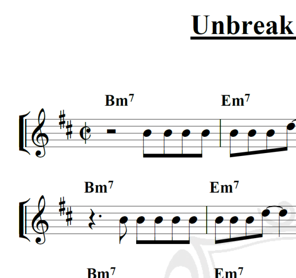 Unbreak My Heart - Toni Brexton - Piano