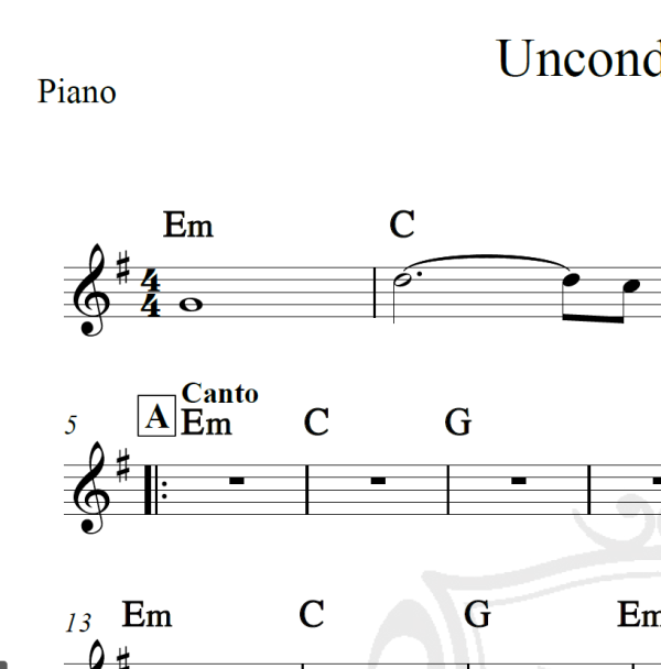 Unconditionally - Katy Parry - Cifra
