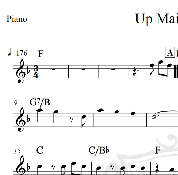Up Main Theme - Piano
