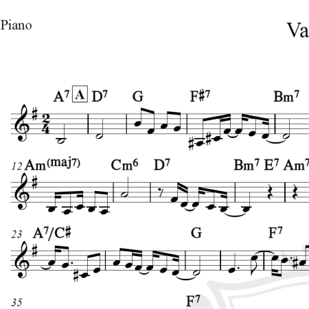Vai passar - Chico Buarque - Piano