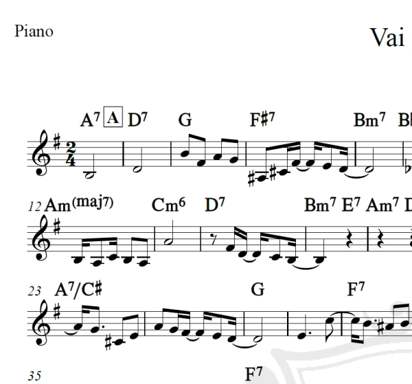 Vai passar - Chico Buarque - Piano