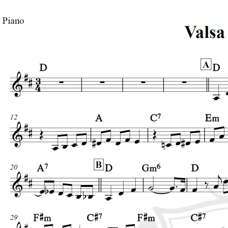 Valsa das flores - Tchaikovsky - Piano
