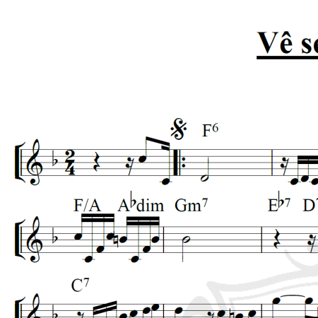 Vê se gostas - Piano