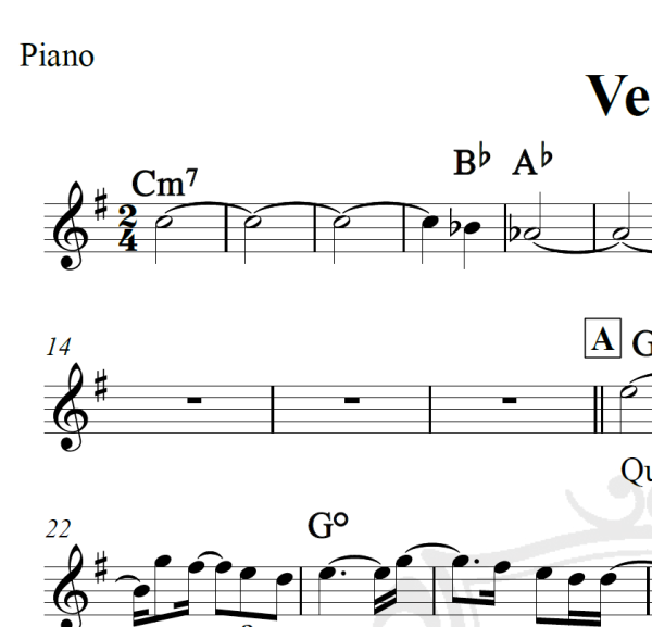 Verde - Leila Pinheiro - Piano/Vocal