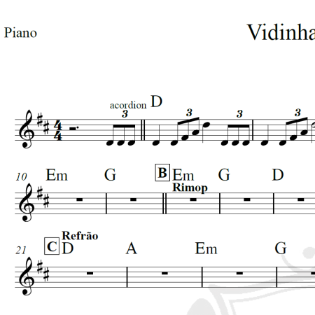 Vidinha de Balada - Henrique e Juliano - Cifra