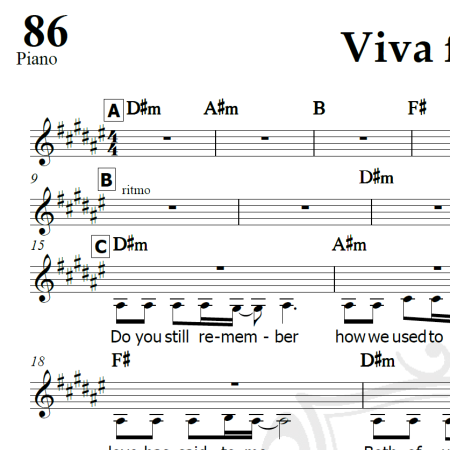 Viva forever - Spice Girls - Arranjo Coral