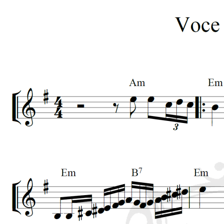 Voce 'e notte! - Piano