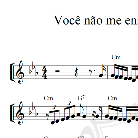 Você não me ensinou a te esquecer - Caetano Veloso - Piano