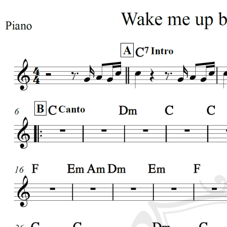 Wake me up before you go-go - Wham! - Cifra