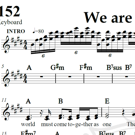 We are the world - Michael Jackson e Lionel Richie - Arranjo Coral