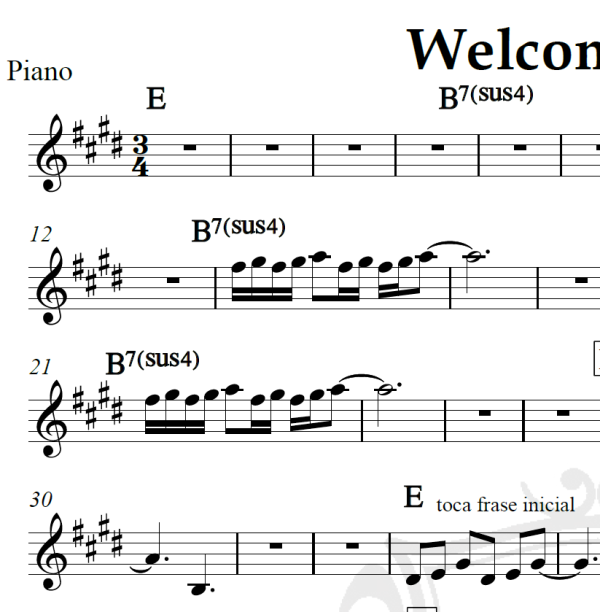 Welcome Chris - Andrea Guerra - Piano