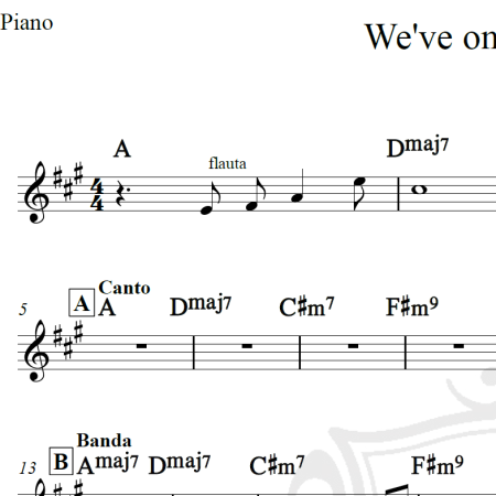 We've only just began - The Carpenters - Cifra
