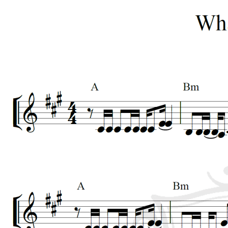 What's up? - 4 non blondies - Piano
