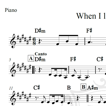 When I look at you - Miley Cyrus - Piano