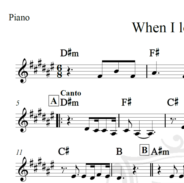 When I look at you - Miley Cyrus - Piano