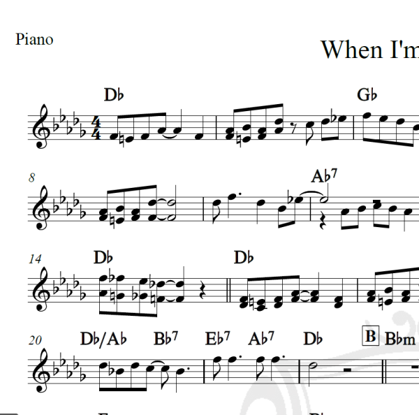 When I'm sixty-four - The Beatles - Piano