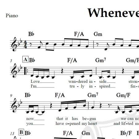 Whenever you call - Mariah Carey e Brian McNight - Piano/Vocal