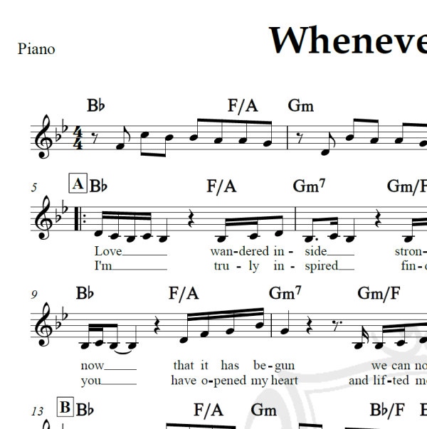 Whenever you call - Mariah Carey e Brian McNight - Piano/Vocal