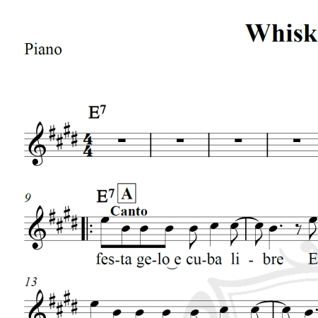 Whisky a gogo - Roupa Nova - Piano/Vocal