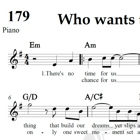 Who wants to live forever - Queen - Piano/Vocal