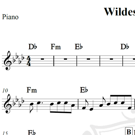 Wildest Dreams - Taylor Swift - Piano