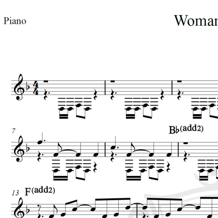 Woman in chains - Tears for fears - Piano