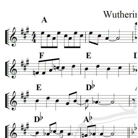 Wuthering Heights - Kate Bush - Piano
