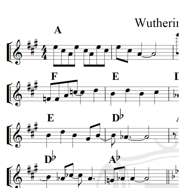 Wuthering Heights - Kate Bush - Piano