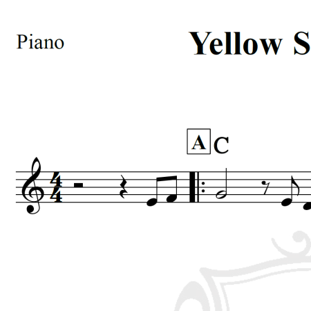 Yellow Submarine - The Beatles - Piano