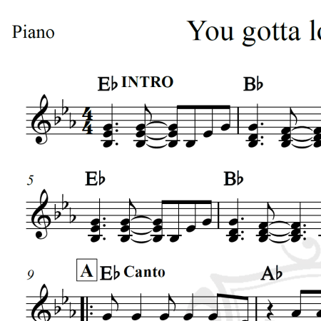 You gotta love someone - Elton John - Piano/Vocal