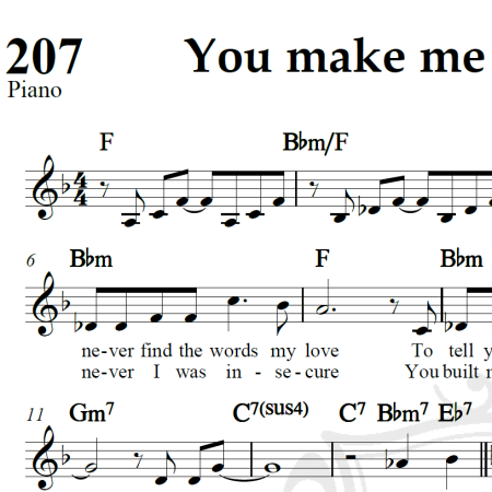 You make me feel brand new - Simple Red - Piano/Vocal