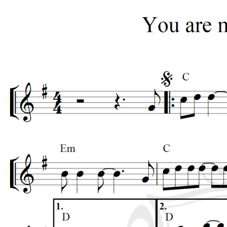 You are meant for me - Jewel - Piano