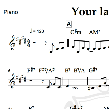 Your latest trick - Dire Straits - Piano