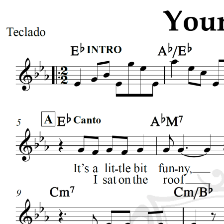 Your song - Elton John - Piano/Vocal