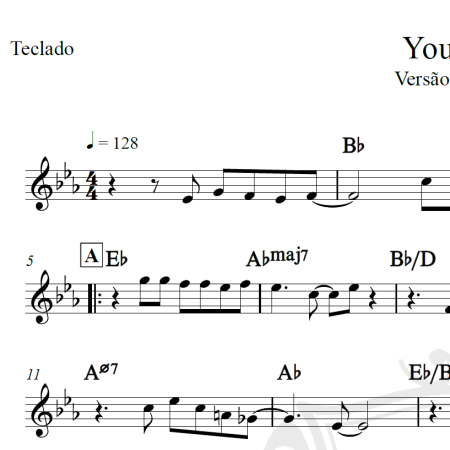 Your song - Billy Paul - Piano