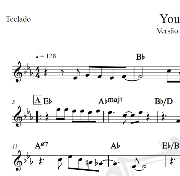 Your song - Billy Paul - Piano