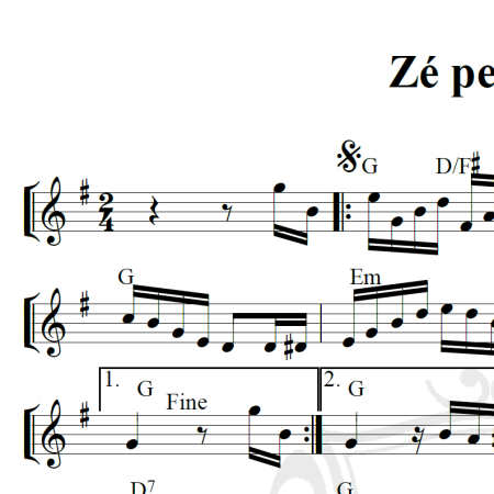 Zé pequeno - Dominguinhos - Piano