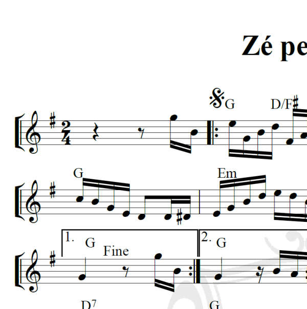 Zé pequeno - Dominguinhos - Piano