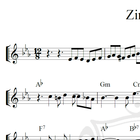 Zingara - Piano